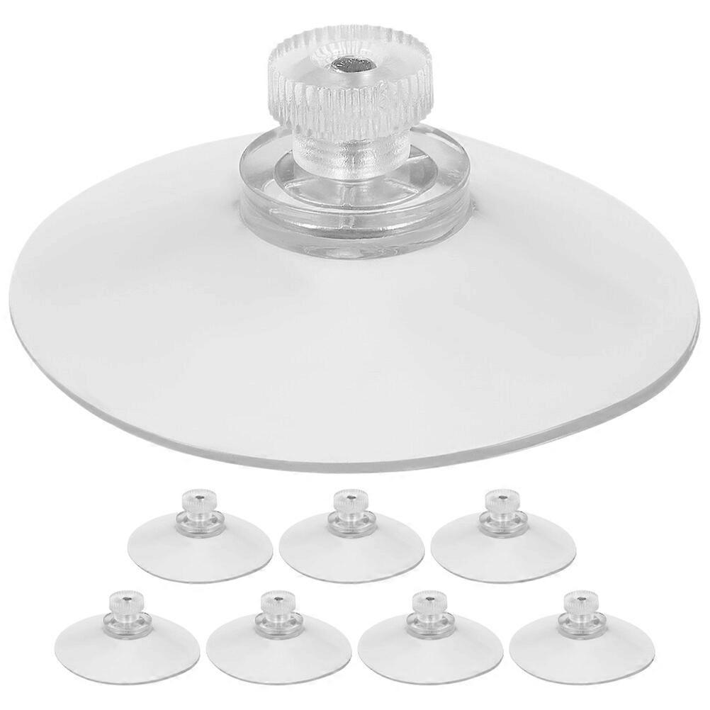 8 قطع واضحة البلاستيك مصاصة منصات شفط حامل شفط أكواب مصاصة قوية وسادات