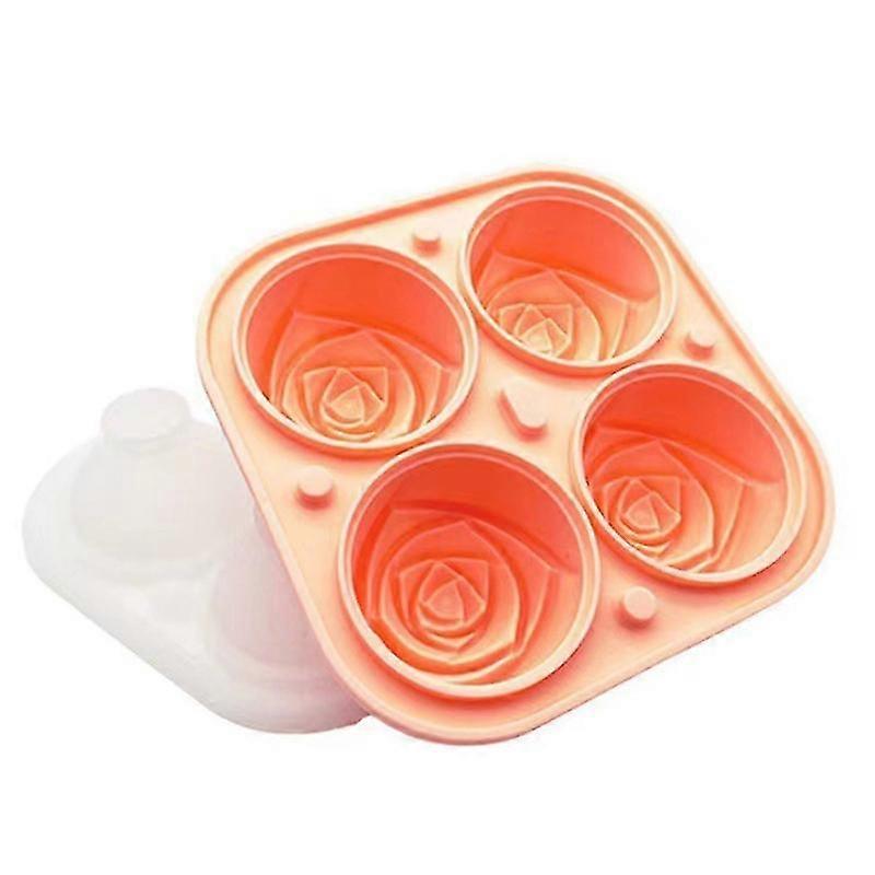 Flexible Rose Ice Cube Trays Rose Ice Cube Moulds Ice Cube Maker Reusable