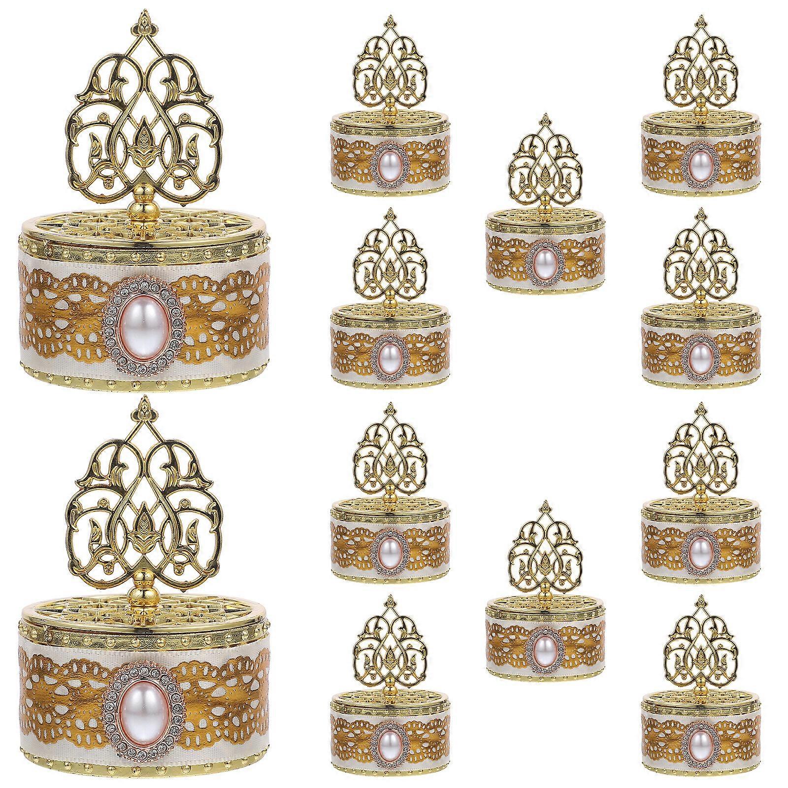 12pcs Wedding Candy Boxes Can Candy Containers Small Gift Storage Box Candy Storage Case