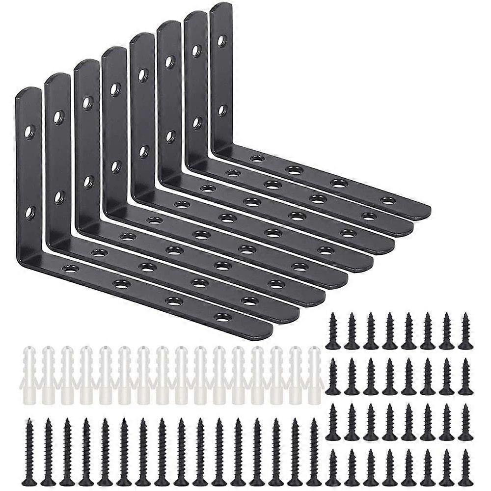 8Pcs Regal Halterung Wand Unterstützung Regal Eck EckStütze