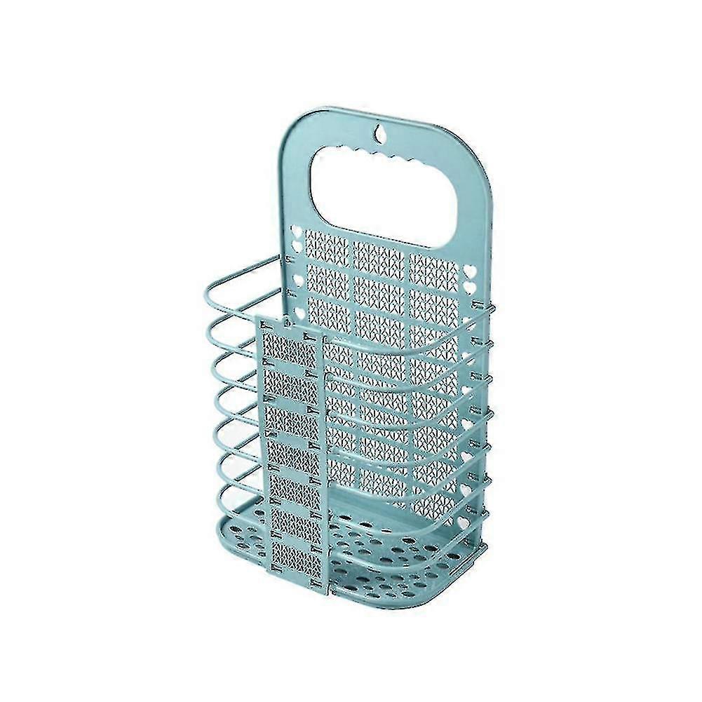 Wall Mounted Foldable Laundry Basket Dirty Clothes Storage Basket -d A