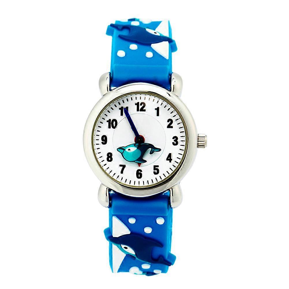 Schöne Cartoon Delphin Uhr Kinder Delphin Uhr Cartoon Kinder Uhr