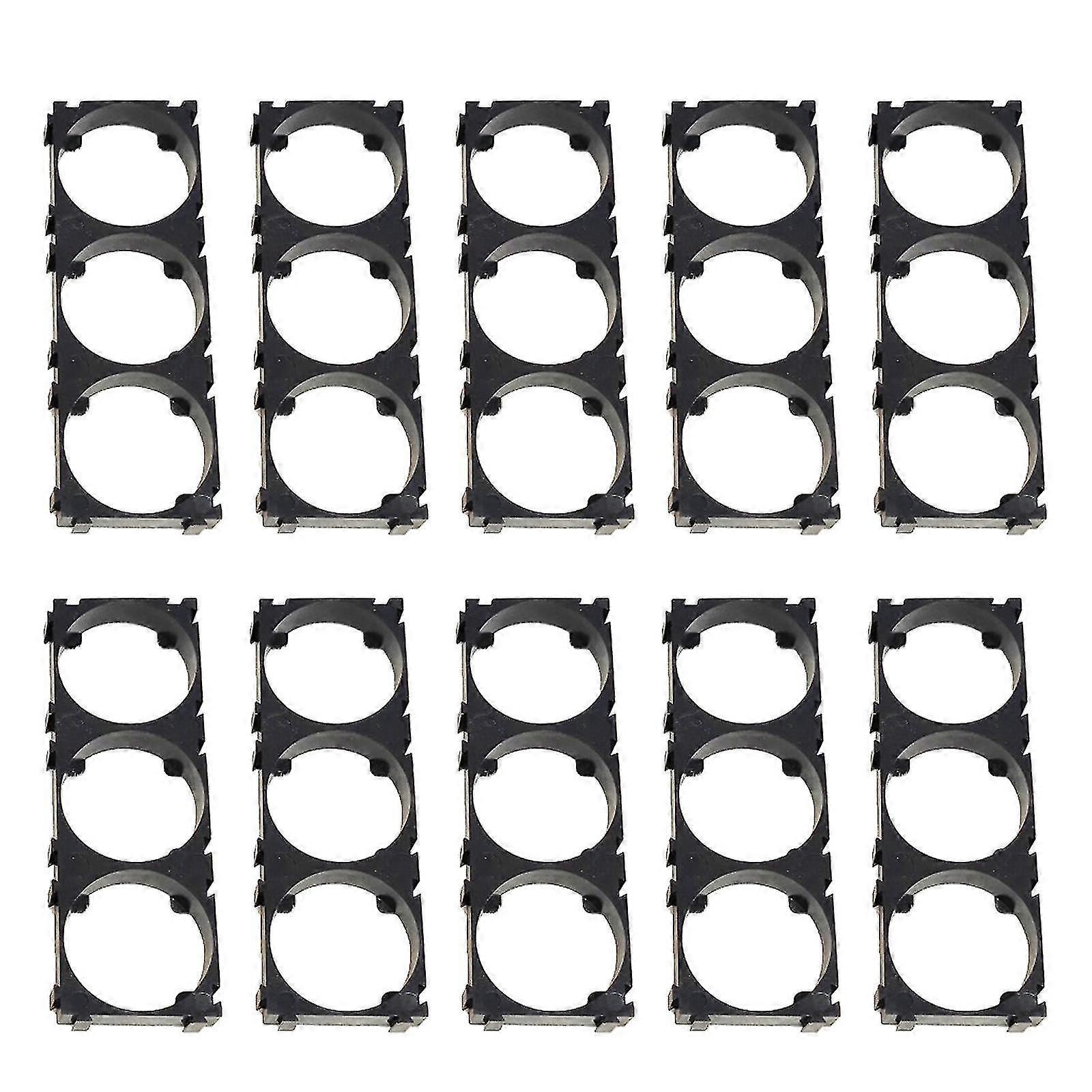 10 Pieces 32650 Battery Holder Bracket Cell Safety Plastic Brackets For 32650