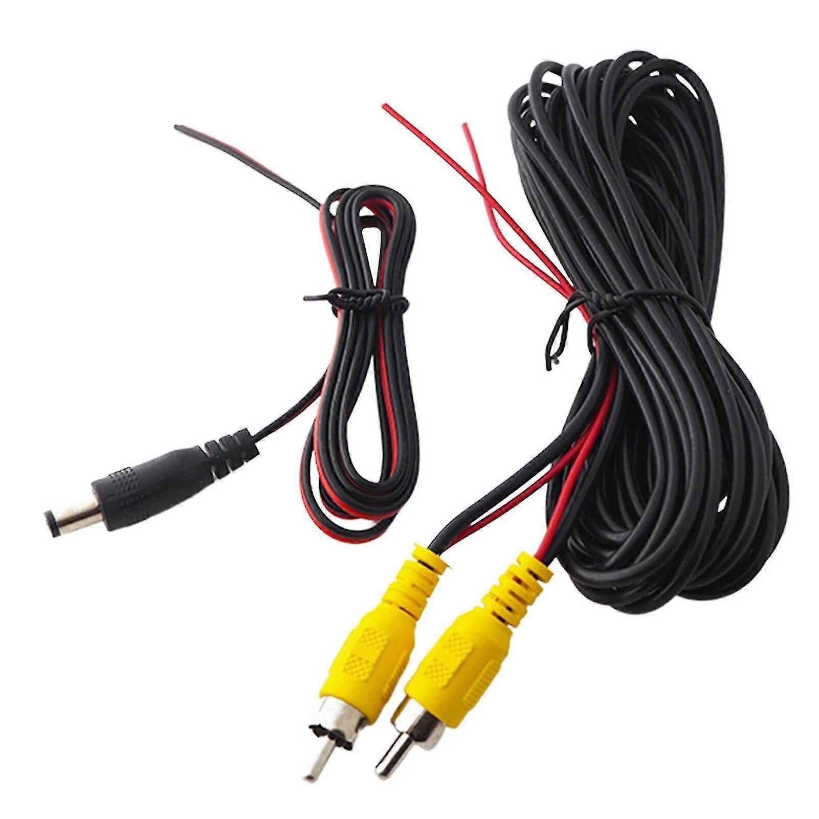 6m10m Video Cable For Car Rear View Camera Universal Rca Wire For Connecting Reverse Camera With Car Multimedia Monitor