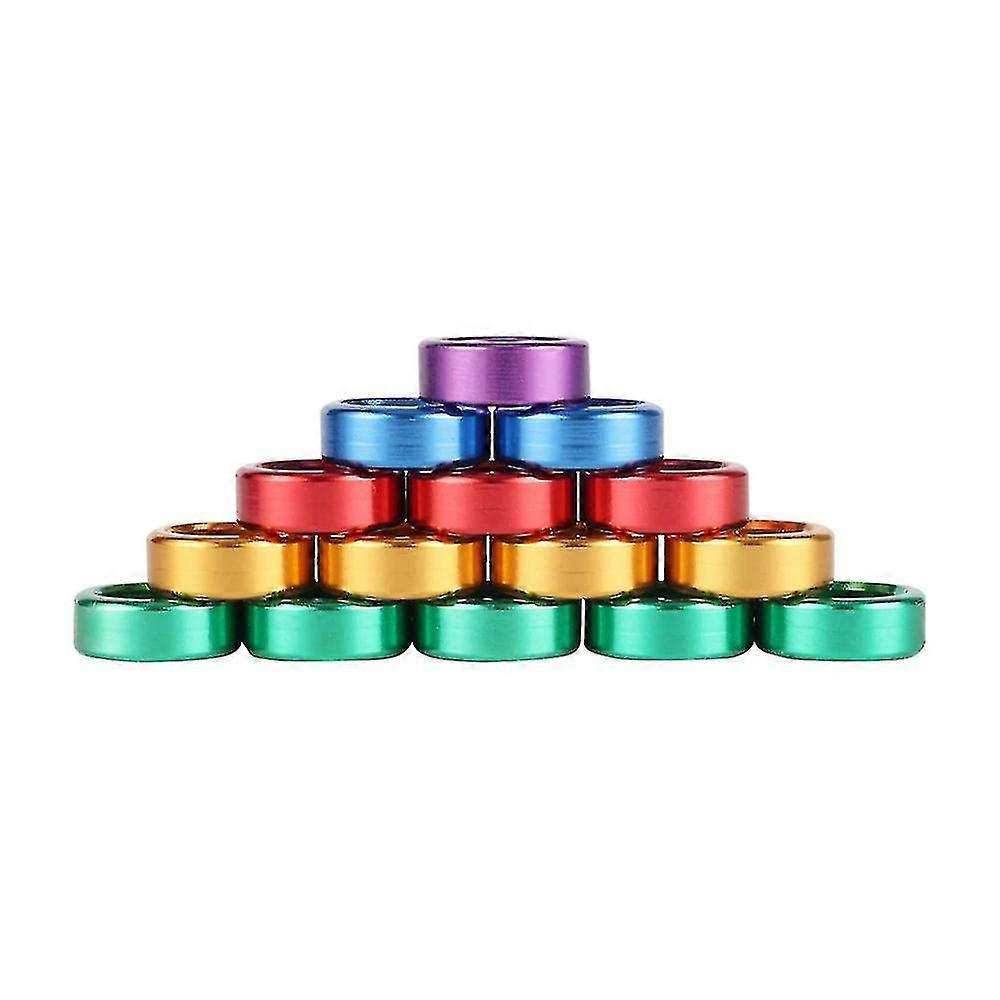 10 Pcs Birds Aluminum Foot Ring 7.5mm Pigeon Parrot Flight Leg Rings 6 Colors