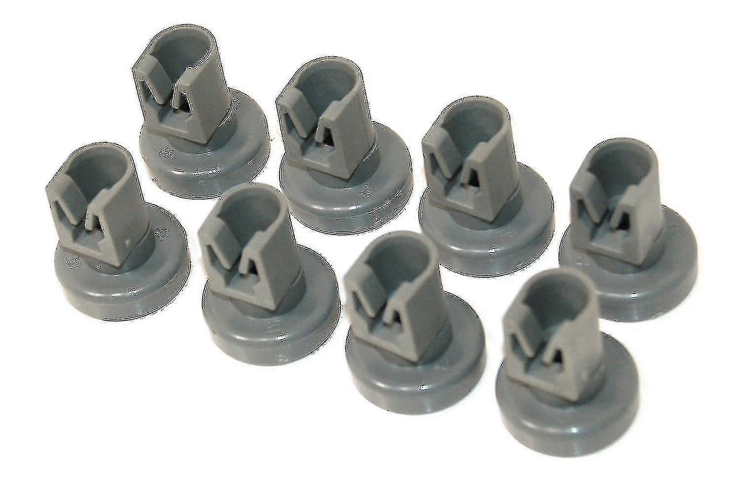 8 X Dishwasher Universal Upper Basket Wheels (compatible With Electrolux Za