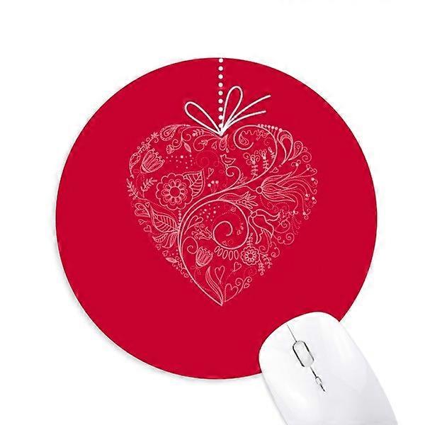 Herzförmiges Valentinstag Mauspad