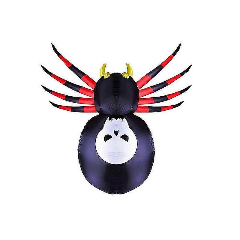 ハロウィンインフレータブル屋外用クモライト付き、膨らませる庭飾りクリアランスLEDライト付き