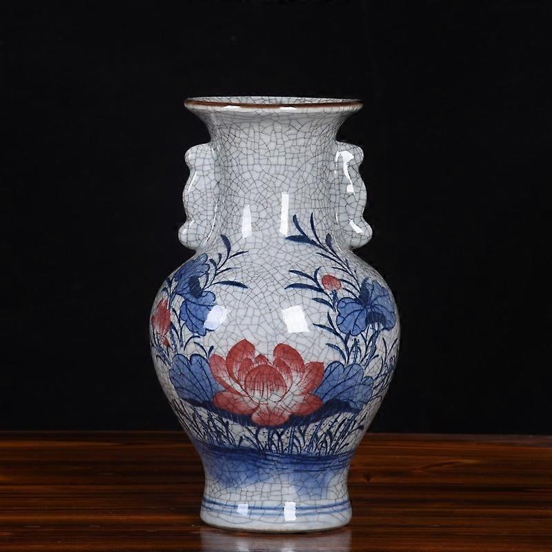 Cultural Ceramic Vase for Entryway Display