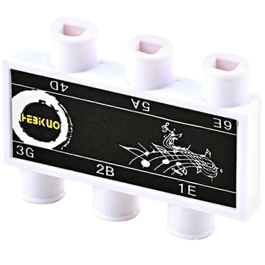 Pitch Pipe Tuner Akustisk Gitar String Tuning Plast Guitar Pitch Pipe