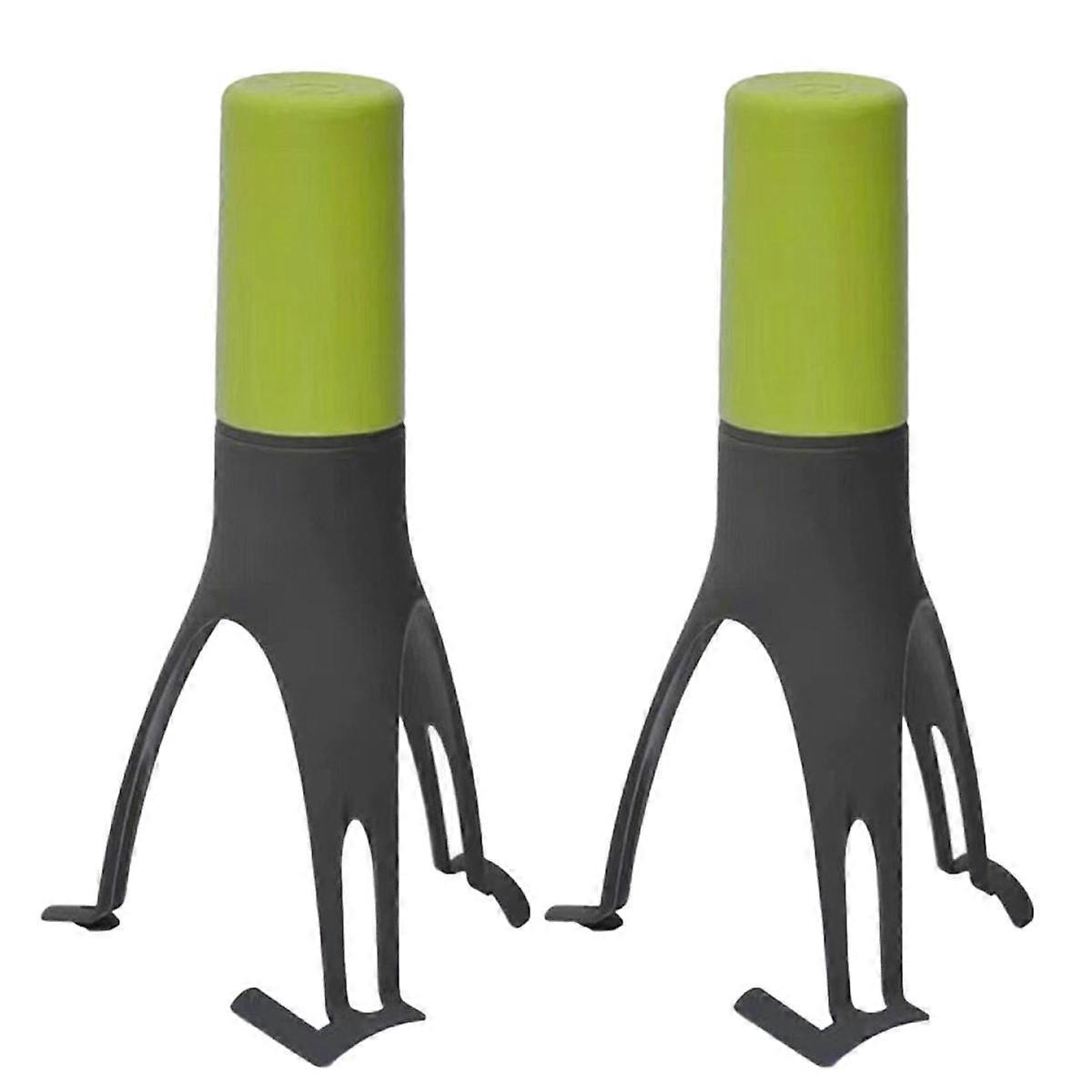 Triangular Egg Beater Mini Semi-Automatic Cream Mixer Baking Mixing Tool Cooking Utensils Green&Gray