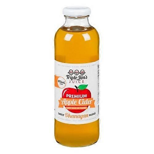 Triple Jims Apple Cider Premium Sweet Okanagan Blend, 473 Ml (Case Of 12)