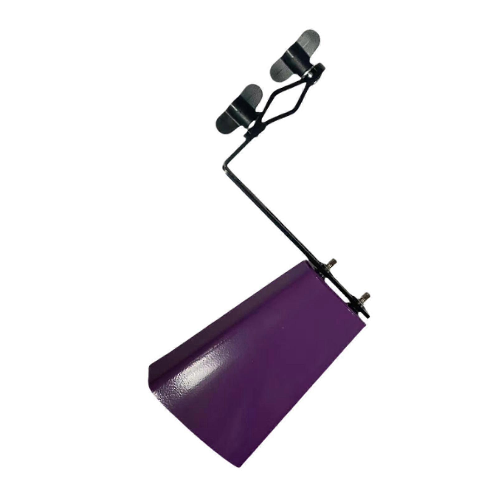 Sino de vaca com suporte de chocalho de 7 polegadas para celebração de concertos de beisebol