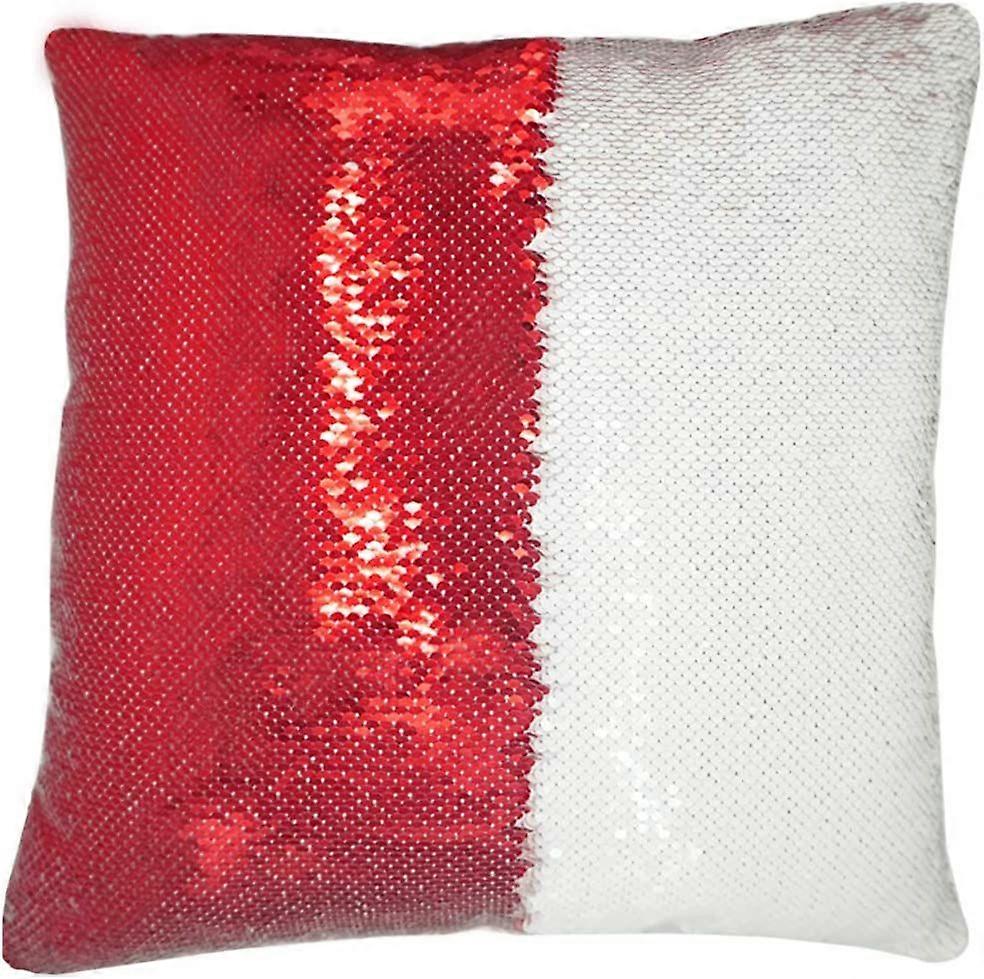 Reversible Sequin Pillow Case Decorative Mermaid Pillow Cover Color Changing Cushion Throw