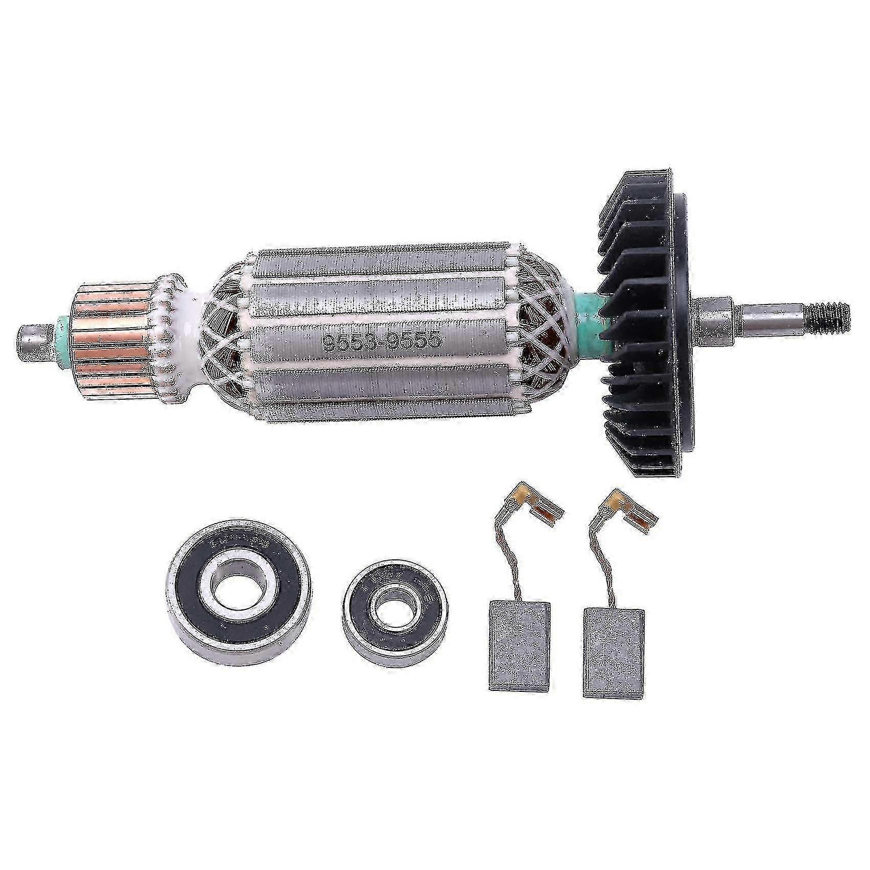 Grinder Armature Rotor For Makita 9553nb 9553hb Rotor With Bearing
