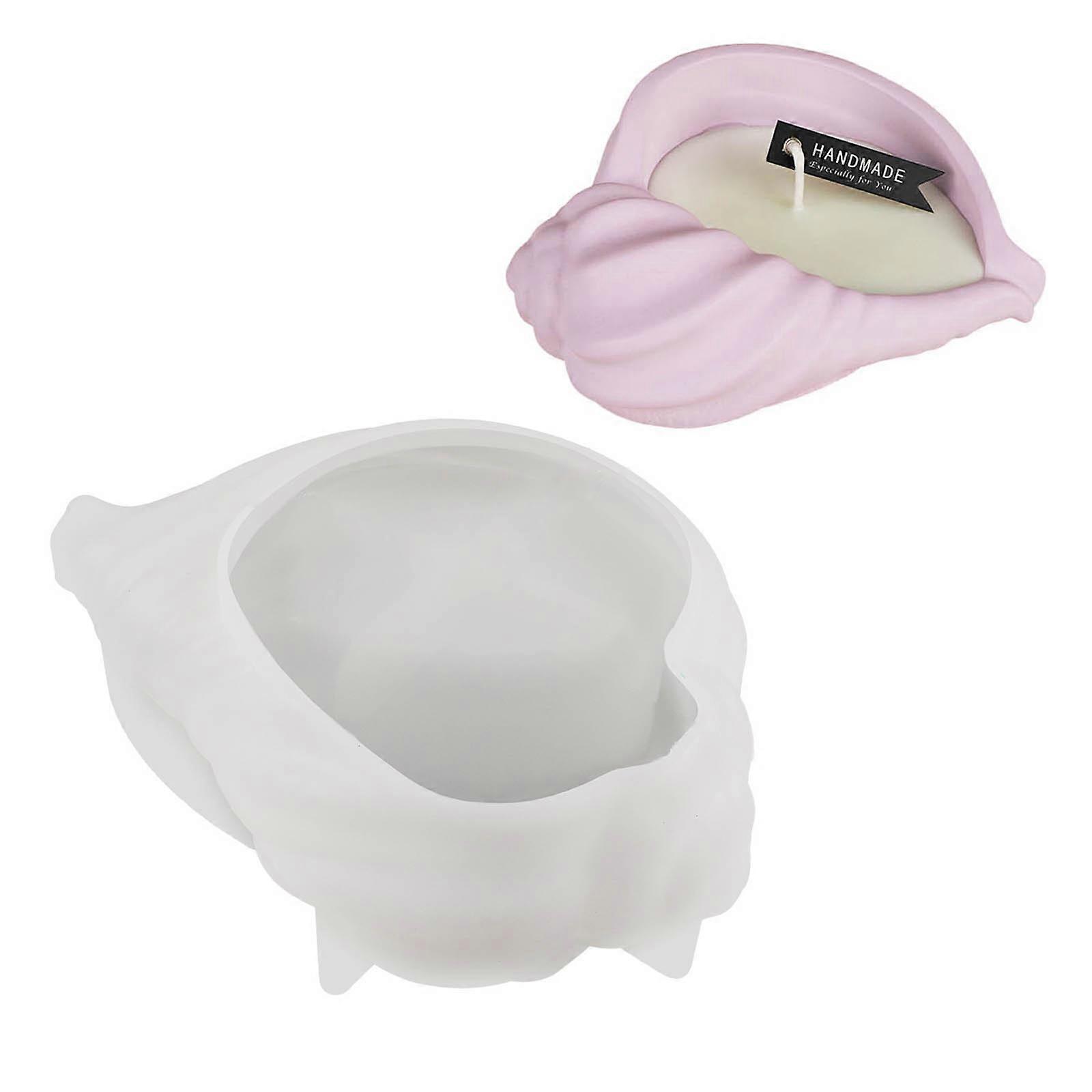 Unique Conch Candle Mold Multipurpose Resin Casting Silicone Mold Non stick Easy to De-mold for DIY Candle Chocolates