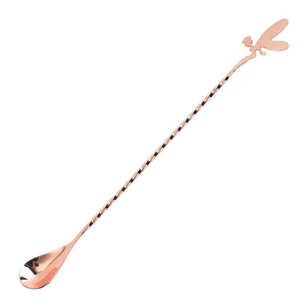 Cucchiaino da caffè Cucchiai in acciaio inox con per la forma creativa dell'angelo per la testa Oro/Oro rosa/Argento 3 colori tra cui scegliere Te Oro rosa