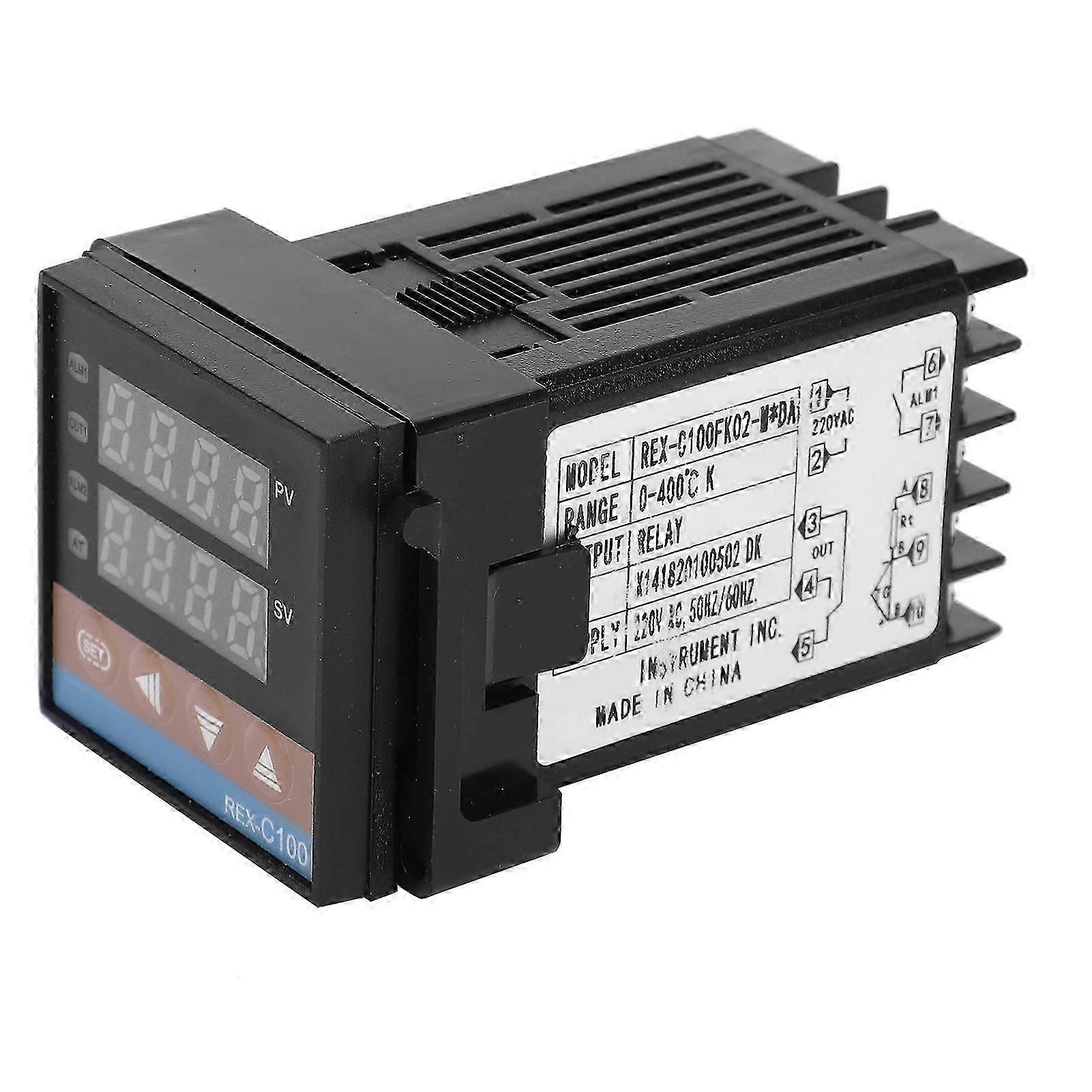 BERM PID-termostat Digital justerbar display Temperaturregulator Switch 220V