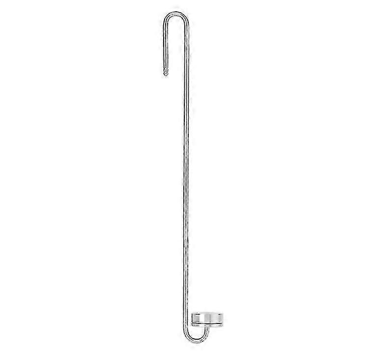 Stainless Steel Aquarium Co2 Diffuser, Co2 Bubble Diffuser With High Density Ceramic Disc, Flat Bottom - JV