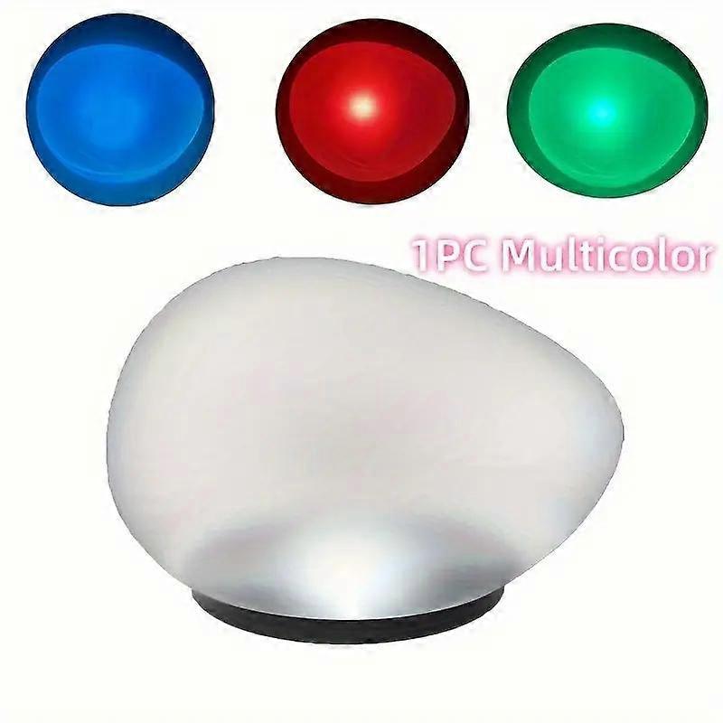 1pc, Solar-Powered Pebble Light for Garden - Easy Install Outdoor Lawn Decor