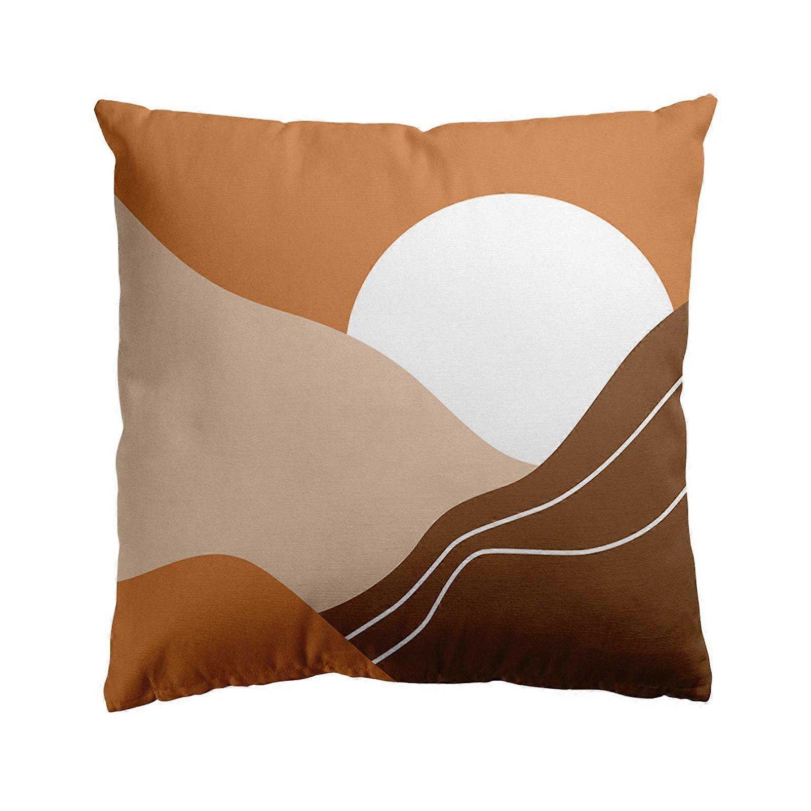 Geometric Print Pillow Case Washable Non-Fading Throw Pillow Cover Extra Soft Square Throw Cushion Cover Sofa Ornament for Home