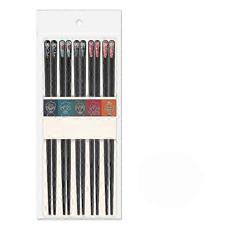 Sushi Set Of 5 Pairs Food Chopsticks