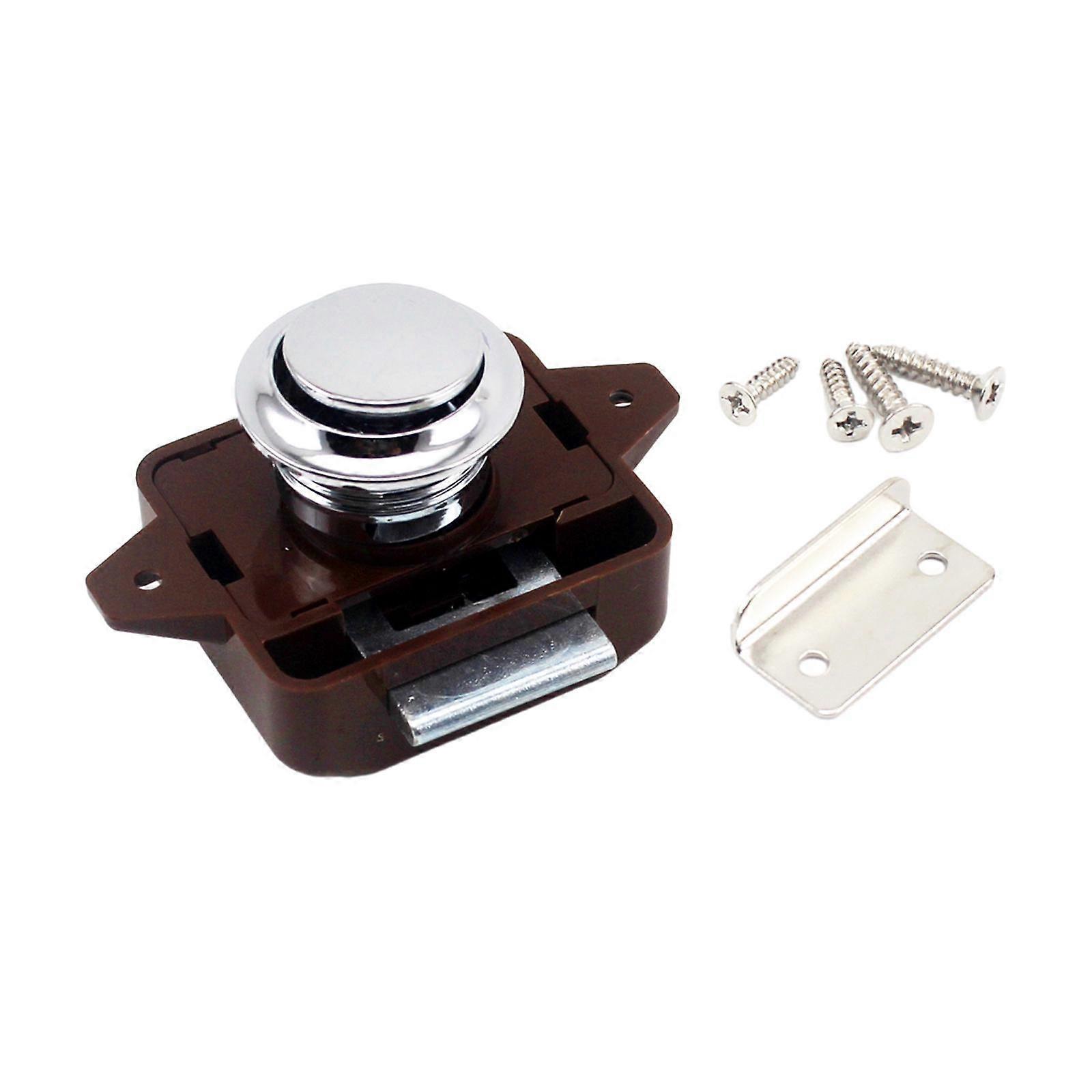 Push Button Latch Lock, Cabinet Lock Accessories, Professional, Keyless Drawer