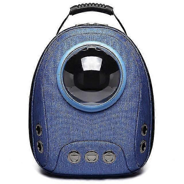الحيوانات الأليفة الناقل حقيبة ظهر شفافة جرو حقيبة ظهر القطط مربع قفص المشي لمسافات طويلة في الهواء الطلق السفر الناقل حقيبة يد الفضاء