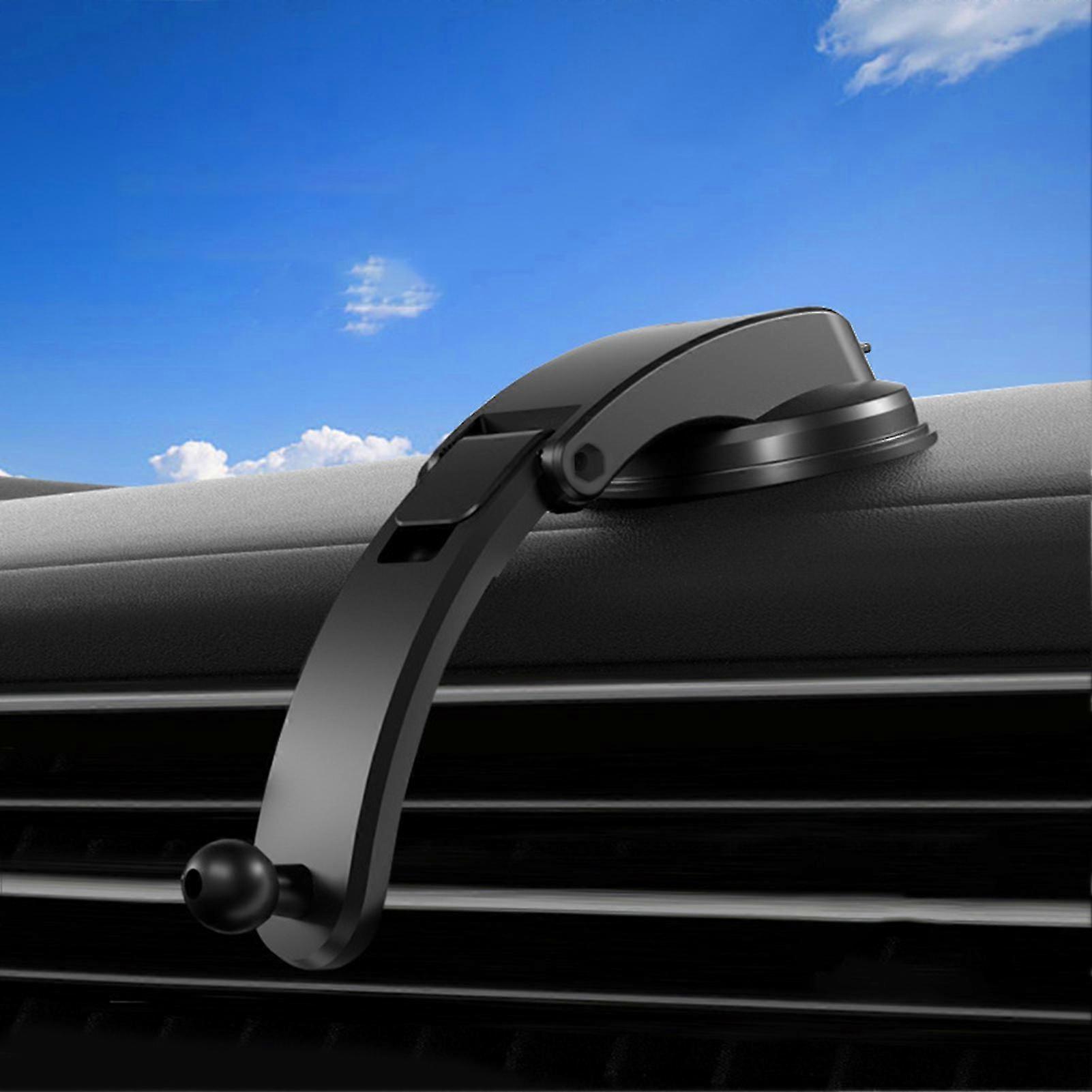 Wireless Charging Base with Suction Cup Bracket, Adjustable & Stable ABS Self-Adhesive Mount for Car Accessories