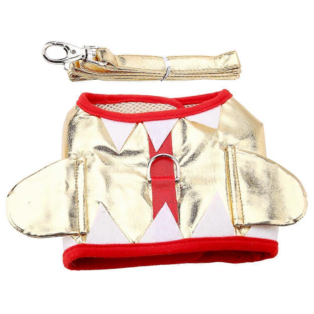 Shark Pattern Comfortable Pet Chest Strap Vest for Small Medium Dogs and Cats, Adjustable and Durable, Soft Material
