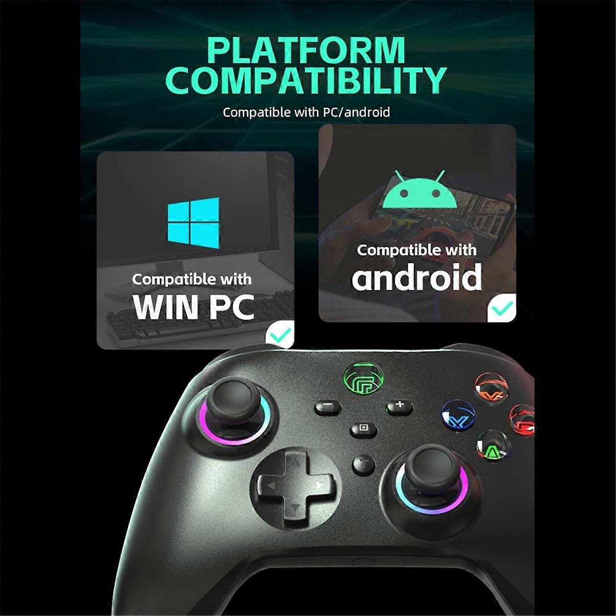 Wireless Game Console Hall Trigger With Programmable Turbo Function