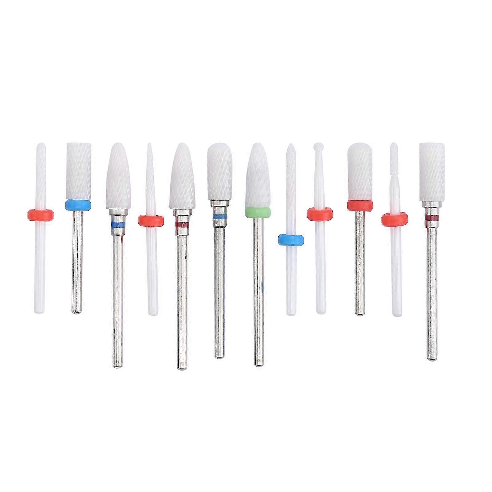 12pcs keramische frees cutter boor bit elektrische slijpmachine frees bestanden