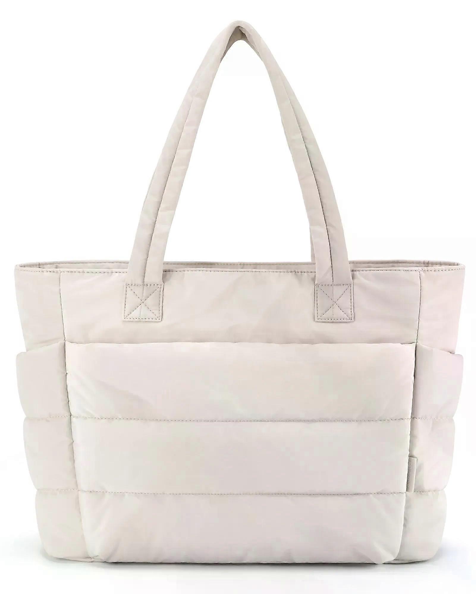 Women's Bag Large Capacity Solid Color Tote Bag Versatile Handbag for Commuter Work Student Class Shopping bag