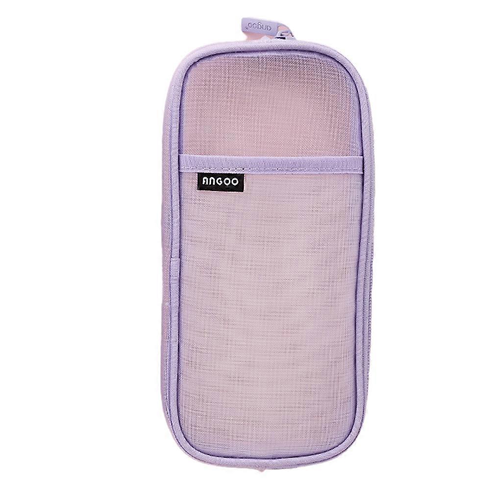 Enhanced Design Pencil Bag with Organization & Convenience, Multi-Color Mesh Pen Case for School, Office, Suitable for Various Uses Including Pencil