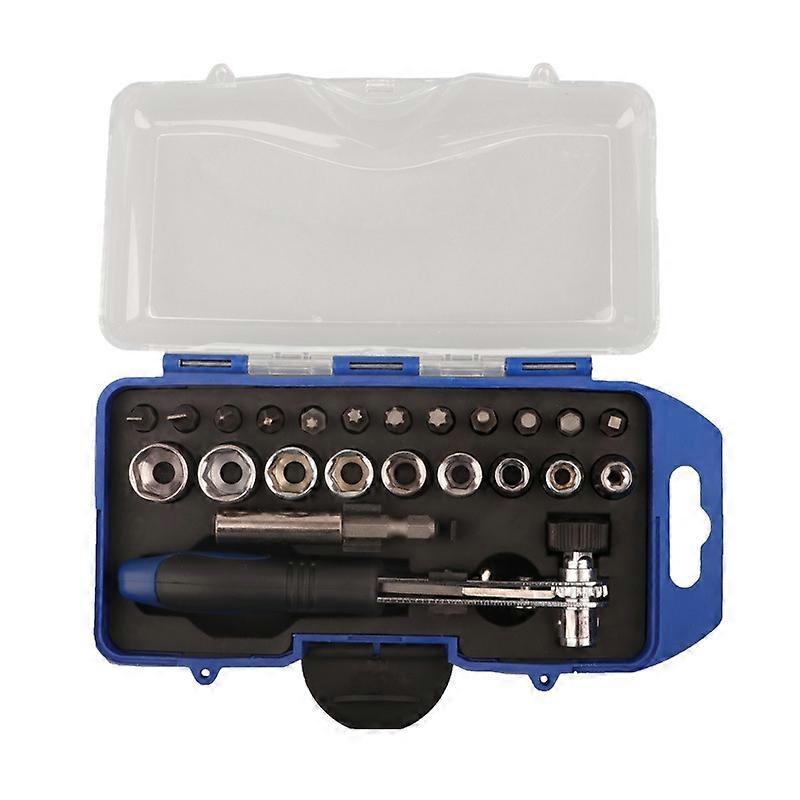 23 PCS / Set Sleeve Batch Quick Wrench Ratchet Screwdriver