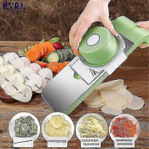 Multifunctional Slicer Kitchen Utensil Green