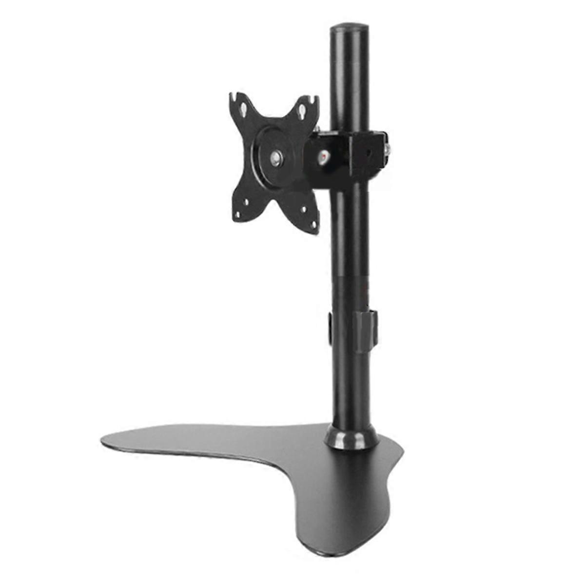 14-27 Inch Monitor Desk Stand Arm Large Base Stable Adjustable Height Mounts Screen with Bracket Des