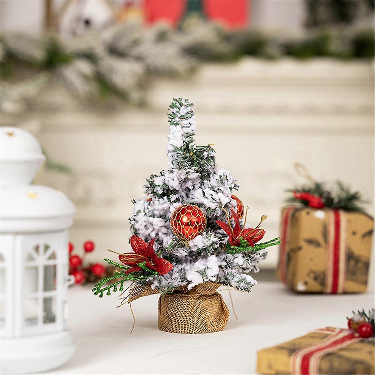 Artificial Mini Christmas Tree Tabletop Small Pine Xmas Tree Decor