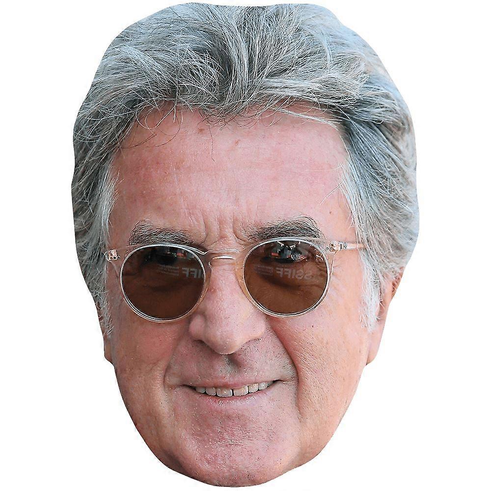 François Cluzet (Grey Hair) Celebrity Mask, Flat Card Face