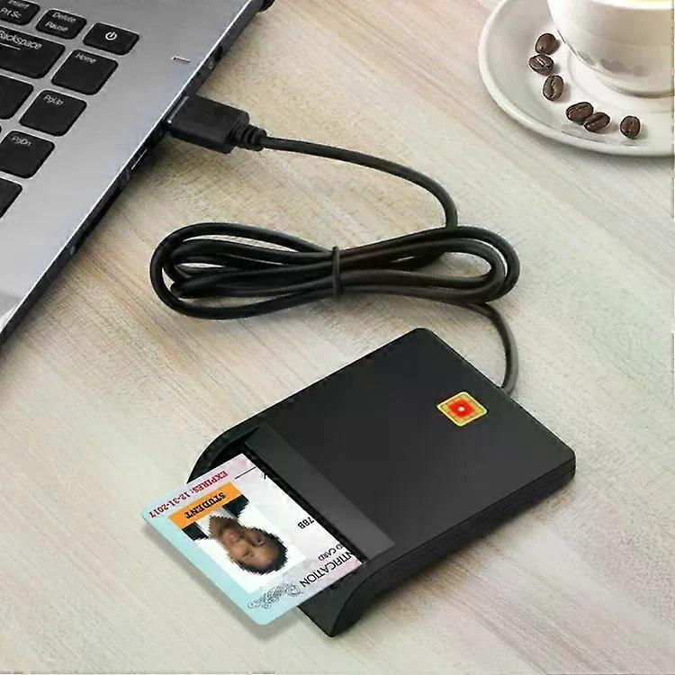 Lector de tarjetas inteligentes-ROCKETEK SCR1 CAC ID SIM Chip Reader