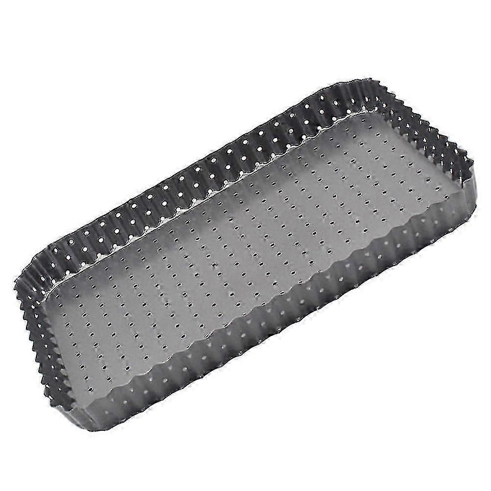1pc Haushalt Backform Pizza Backform Pizza Tablett mit Löchern Backwerkzeug Gadget für zu Hause (Blume mit Basis Shpe Schwarz)