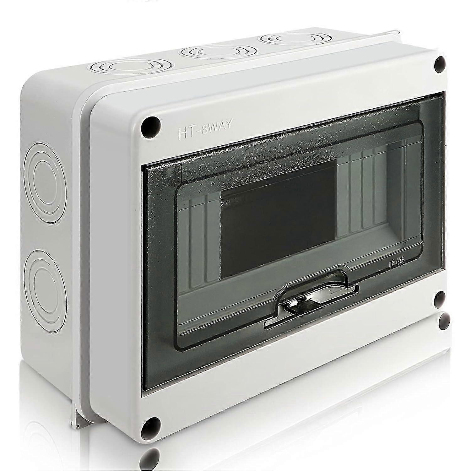 קופסת חשמל עמידה למים, תיבת מפסק חשמל IP65 8-MODULES, תיבת חשמל חיצונית עמידה למים, ארון בקרה, תיבת צומת ל-Outdoo