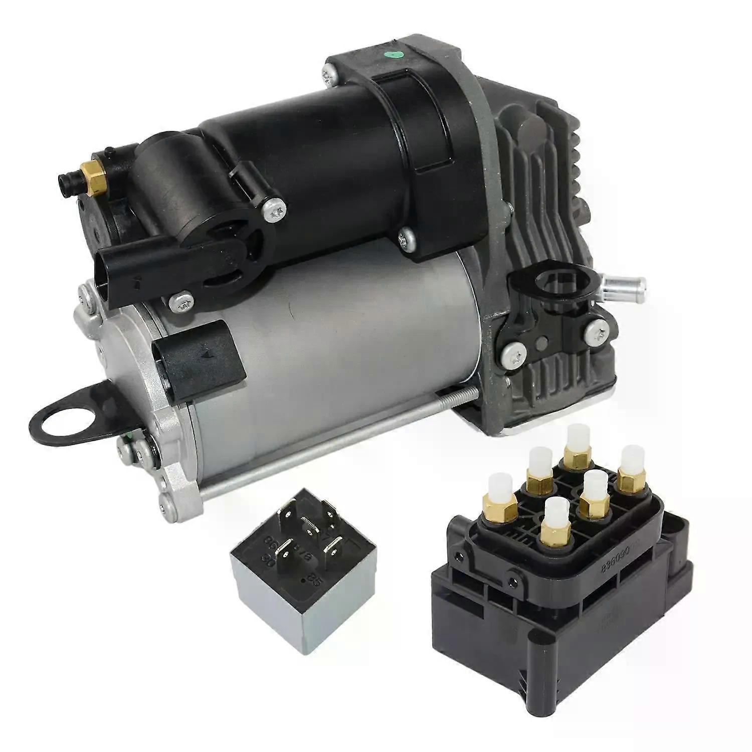 AP02 ضاغط جديد + تعليق هوائي لكتلة الصمام لمرسيدس-بنز W164 X164 GL450 Stabil 1643201204