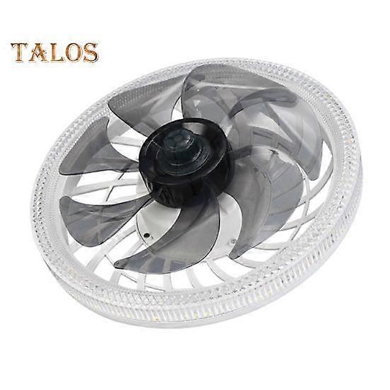 2-in-1 Smart Silent Ceiling Fan with Light Dimmable Speed Adjustable Energy-saving Bedroom Flush Mount Ceiling Fan Light