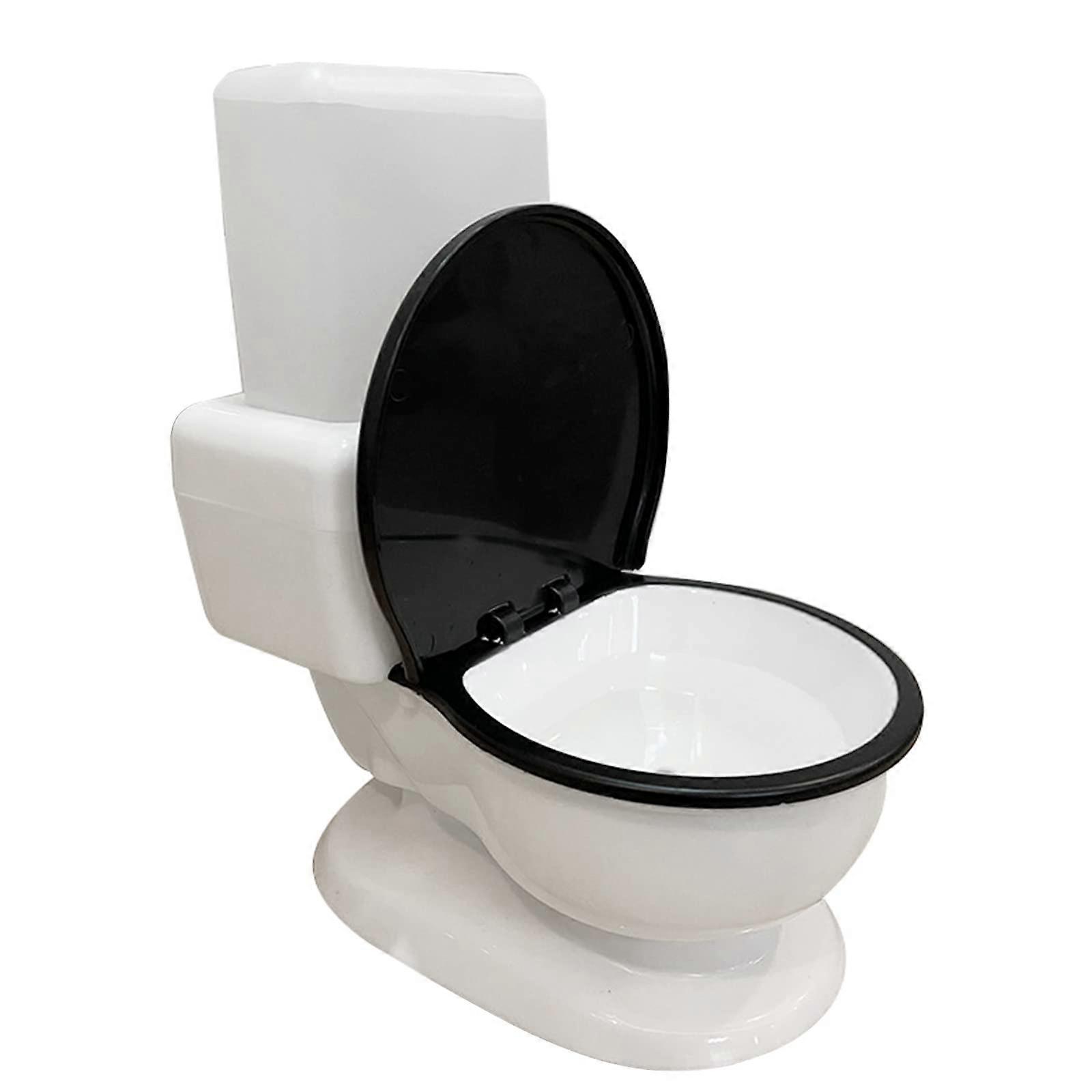 Cat Water Fountain Funny Toilet Shape Automatic Pet Drinking Bowl 650ml Gravity-Fed Water Dispenser No Filter Needed