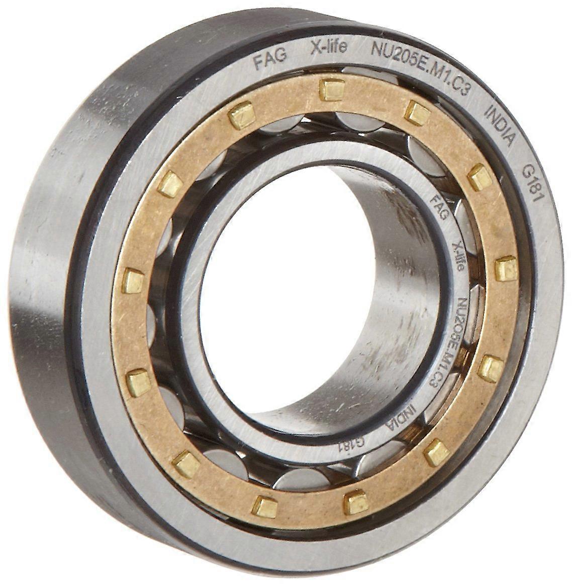 NU208EM1C3 Single Row Cylindrical Roller Bearing, Straight Bore, Removable Inner Ring