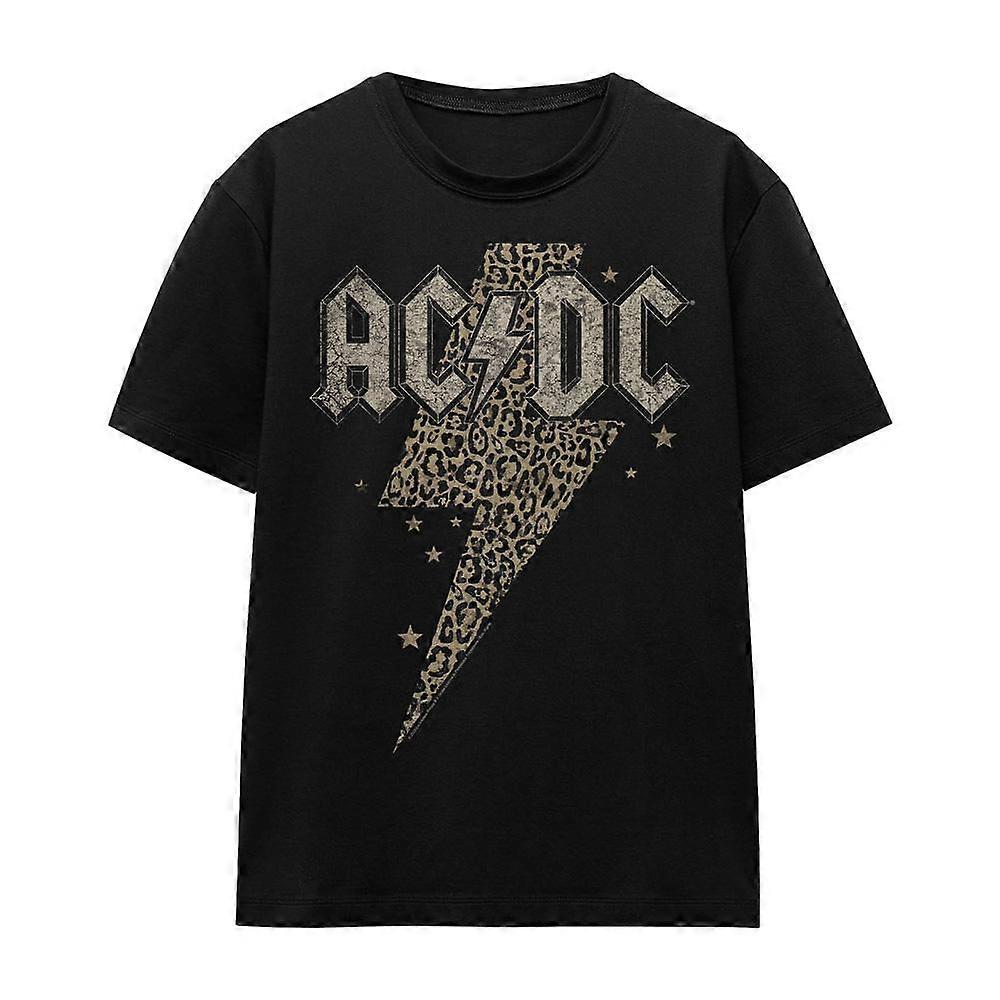 AC/DC Unisex dospělé tričko s leopardím potiskem