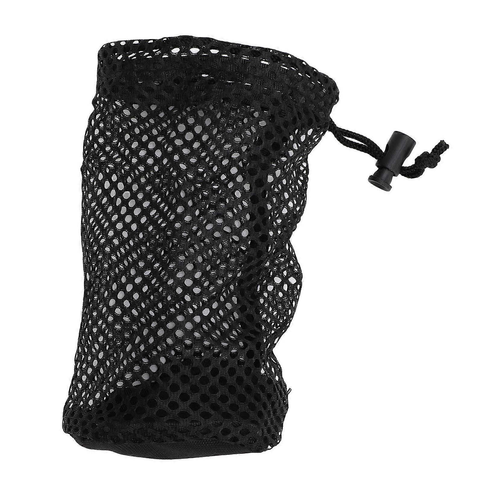 Drawstring Mesh Bag Portable Cord Lock Closure Small Nylon Drawstring Mesh Bag for Playing Training