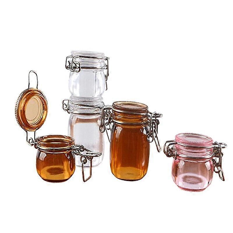 2pcs/set 1/6 Scale Miniature Dollhouse Transparent Storage Tank Model Toys Doll Accessories