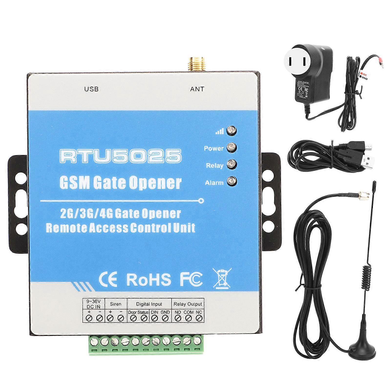 RTU5025 Gate GSM 3G 4G LTE Wireless Remote Gate Opener Operator Garage Door Access Controller AC